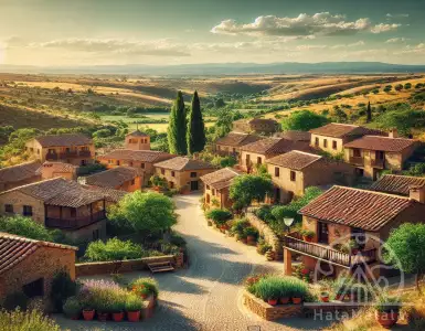 A town in Spain where 80 square meter houses are sold for less than 25,000 euros.