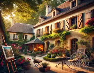 Visit the historic French estate that is home to furniture designer Eric Schmidt and many animals.