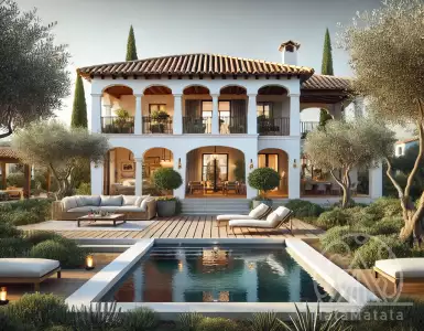 Inside a five-room detached house in Spain, which is up for auction at Pattinson.