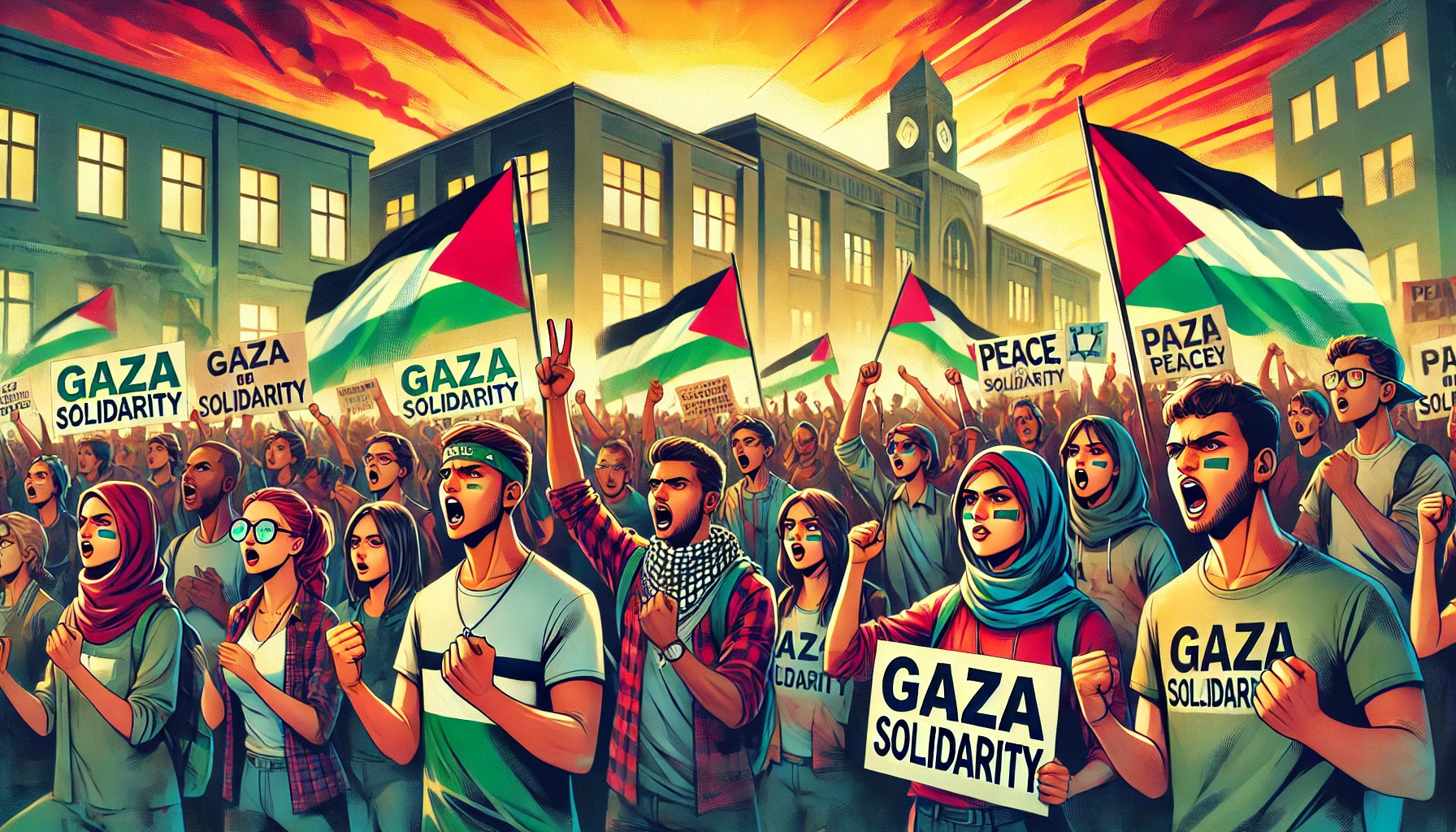 Protests in solidarity with Gaza are sweeping across colleges in the U.S.; the U.S. Supreme Court is considering a case involving the Starbucks union.