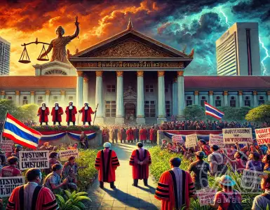 Thai courts will hear politically sensitive cases next week.