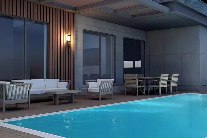 Project of a new villa complex in Antalya