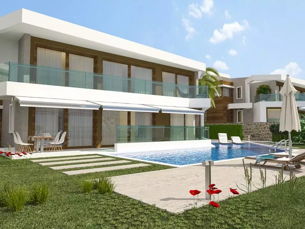 Exclusive villa 460 m2 overlooking the Mediterranean Sea in Alanya