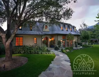 Old buildings with many apartments in Elbeuf, France