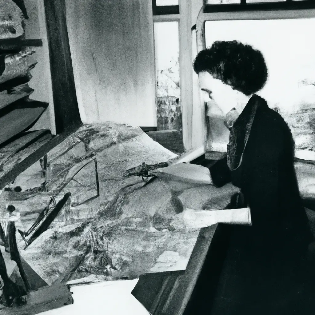 Geologist Mari Tarp settled a scientific dispute on the map of the ocean floor..