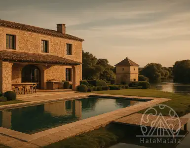 Riverfront Stone House in Lot-et-Garonne Lists at €1.6M with Private Pontoon