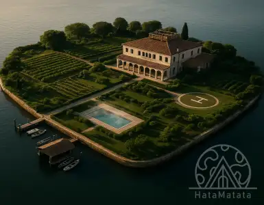 Private Venetian Island with Vineyards, Chapel and Helipad Lists for $28.3M