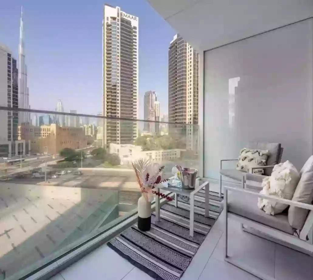 Новая квартира-студия с видом на Бурдж-Халифа в Дубай, ОАЭ