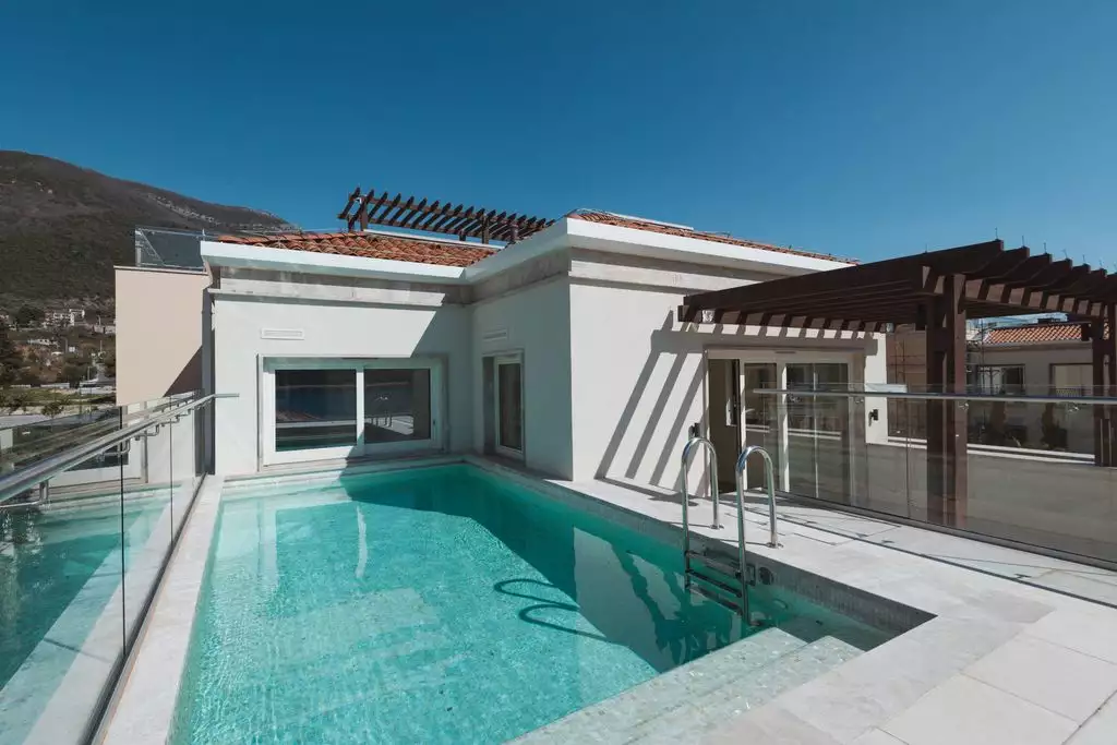 Penthouse in the most popular residential area of Montenegro - Portonovi
