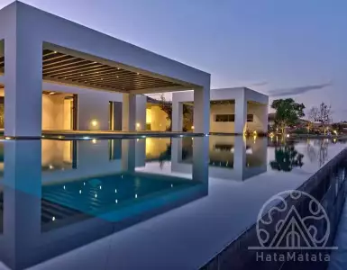 Futuristic villa in the center of Antiparos, Greece