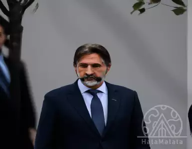 The funeral of the last king of Greece, Constantine II, in Athens in a narrow circle.