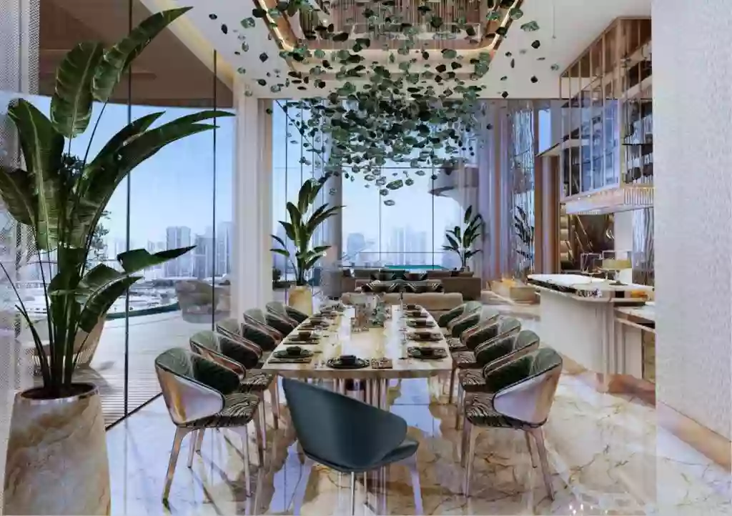 On the verge of fantasy: luxury apartment project with a tropical garden in Dubai, UAE