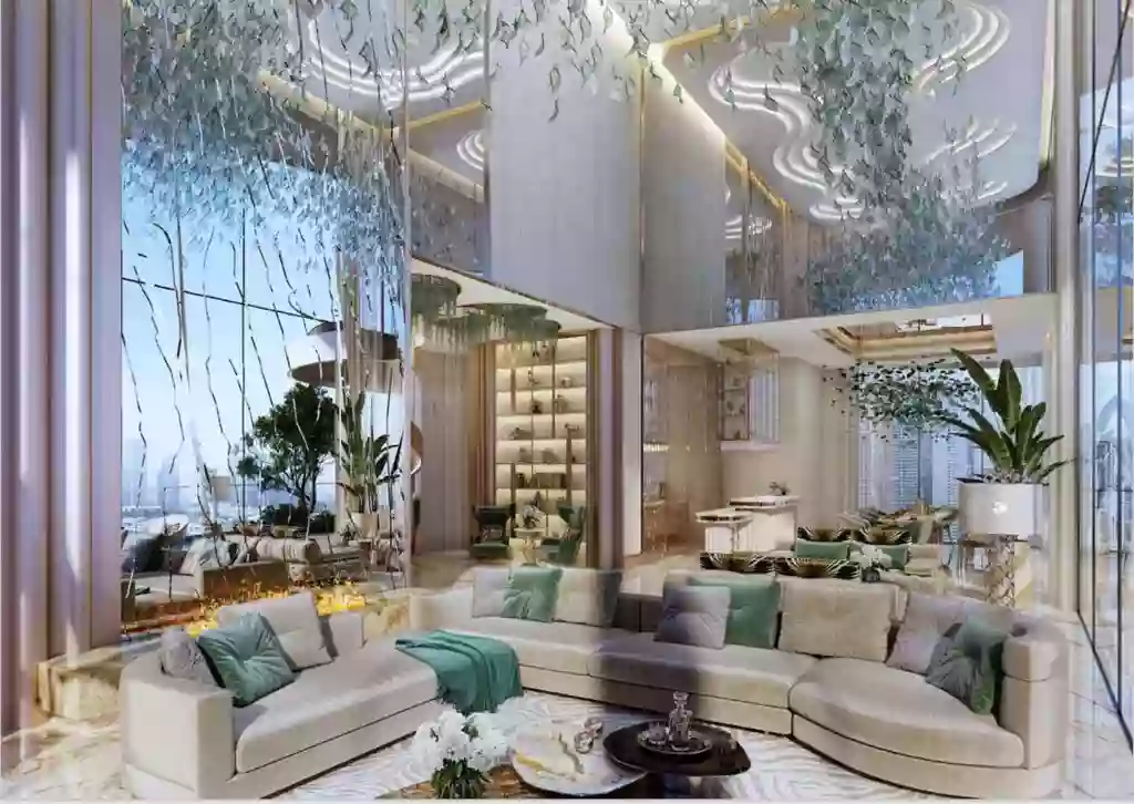 On the verge of fantasy: luxury apartment project with a tropical garden in Dubai, UAE