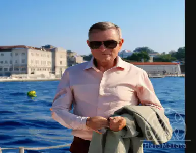 Vacation at a Greek resort from The Glass Bow: A Knife Game Mystery.