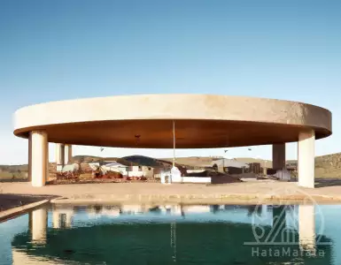 Home of the Week: A $9.3 million round villa on a Greek island slope.