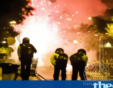 ** Nanter, nerves after the riots at night: the smell of tear gas in the residential complex.