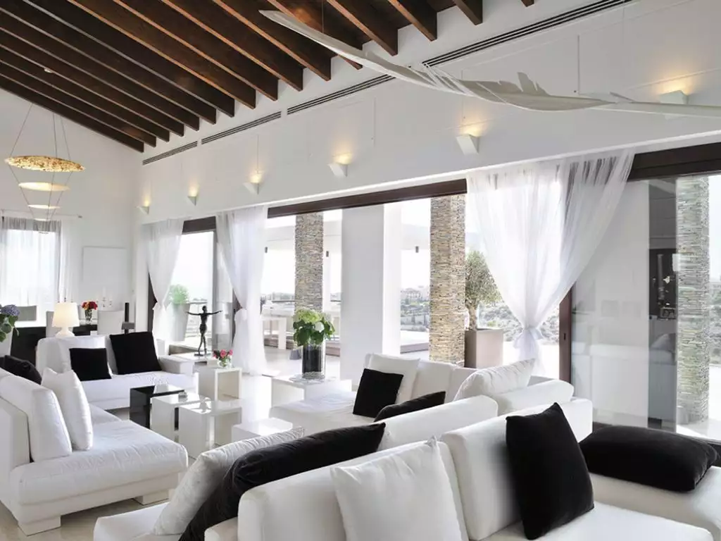 Paphos is a city with ancient theaters, blue lagoons and... new mansions