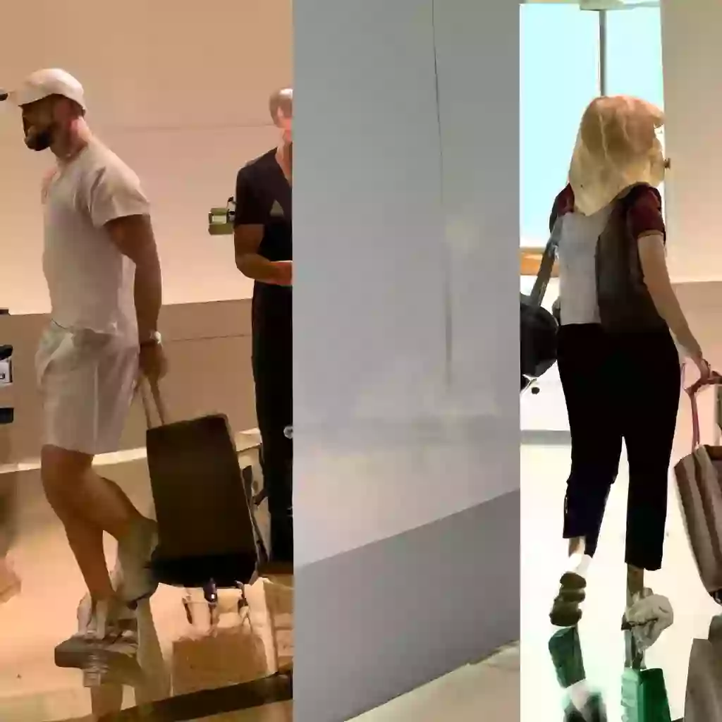 Ким Золшиак и Крой Бирманн прибывают в аэропорт после запроса полного опеки от выпускника RHOA.