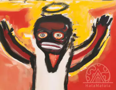 The Basquiato Series of paintings in Italy, not approved by him, is housed in the Beyeler Foundation in Switzerland. Photo.