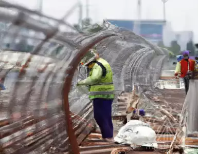 Sharp increase in steel imports amid a construction boom