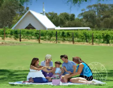 The perfect underground wine cellar with a restaurant is an essential part of a trip to the Swan Valley by car.