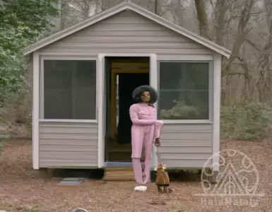 A26-year-old woman lives in her luxurious little house, built for $35,000 in the backyard - take a look inside!