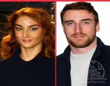 French actress Sophie Turner kissing British aristocrat Peregrine Pearson divorcing Joe Jonas.