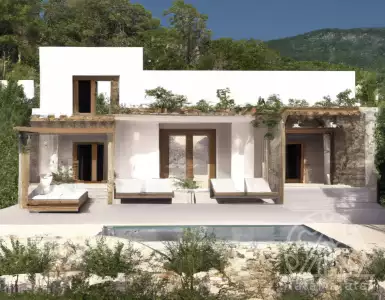 Away from the beach parties, country villas in the interior of Ibiza are quite popular.