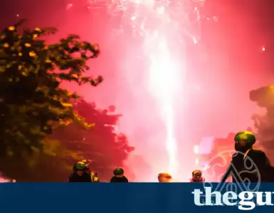 France: hundreds detained in fourth night of unrest as 45,000 police deployed