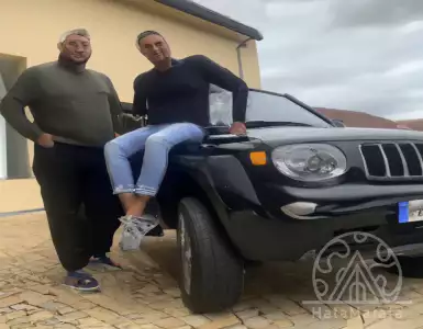 Carlos and Sebastian collecting school supplies for children in Morocco.