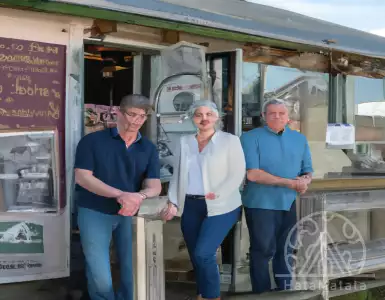 A wild berry farm and village cafe for sale.
