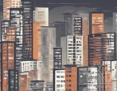 A downturn in the real estate market due to high home prices and rising mortgage rates.