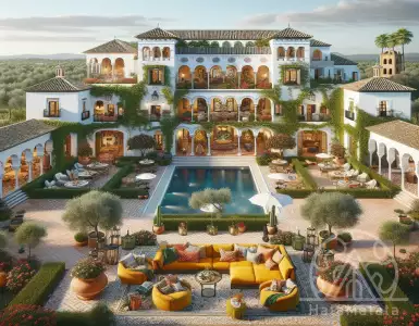 A $21 million Spanish mansion outside Seville with 185 acres of gardens.