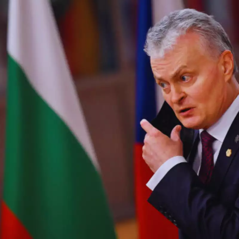 Lithuanian president vetoes national sanctions against Russian and Belarusian citizens