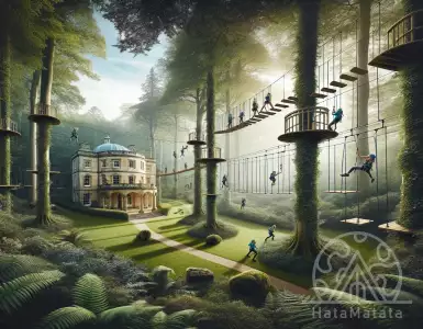 The "Tarzanka" attraction is planned above the tree canopy in a stunning location in Bristol.