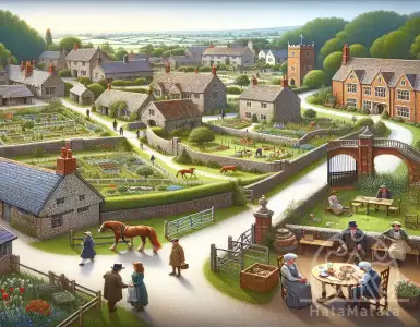 Harpur Crewe Manor in Derby: Mather Jamie's American hosts.To translate the speech, click on the microphone.