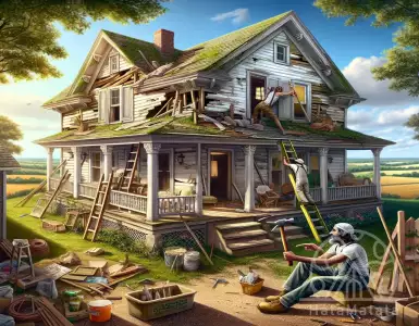 A man who bought a six-bedroom country house for £3,000 is tired of the UK's housing crisis.