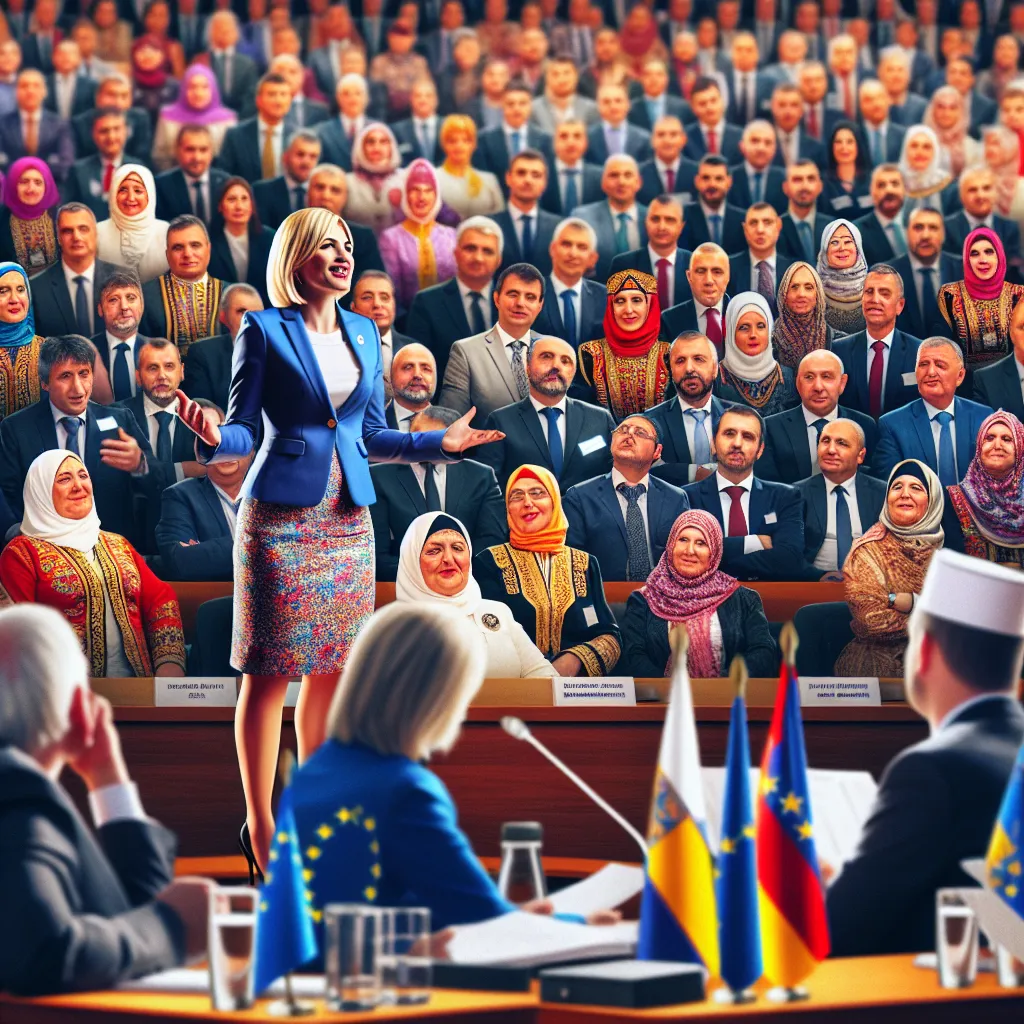 "Ursula von der Leyen is visiting Bosnia and Herzegovina today."