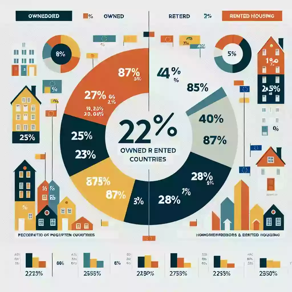Инфографика: Жилье в ЕС: собственное или арендованное?