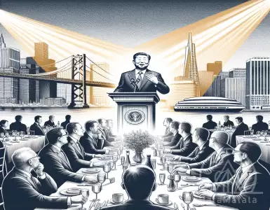 Xi Jinping will address U.S. business leaders amid doubts about ties with China.