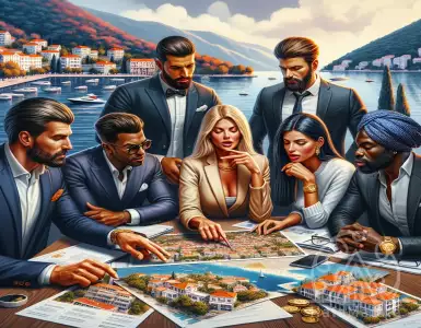 A Russian man buys real estate in Montenegro.