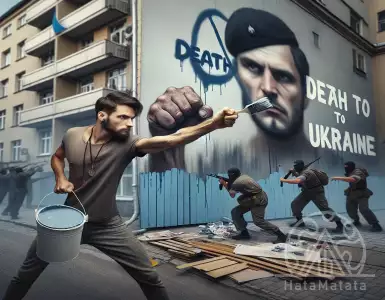 Graffiti battle: Serbia fights Russian immigrant activism against Putin.