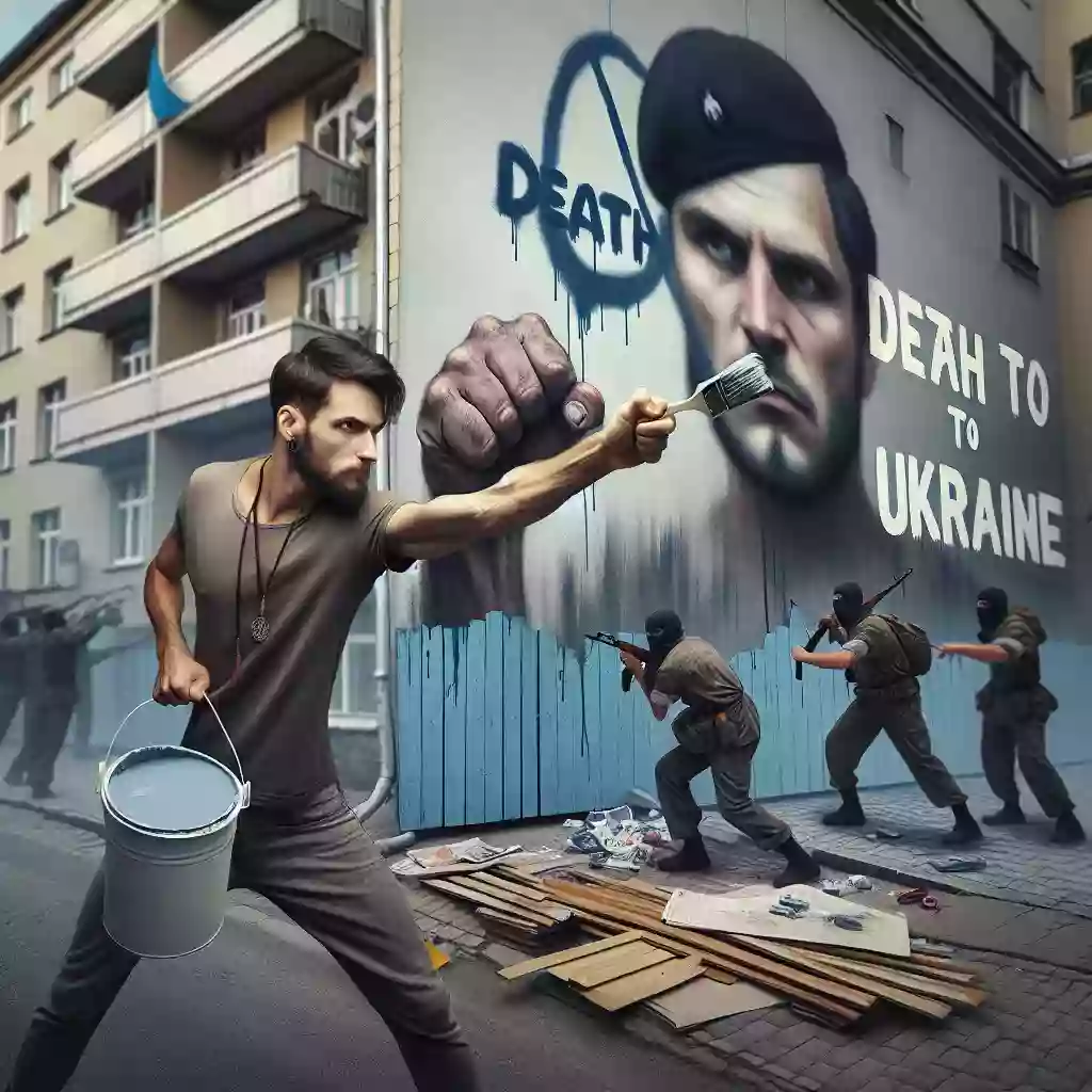 Граффити-битва: Сербия борется с активностью российских эмигрантов против Путина.