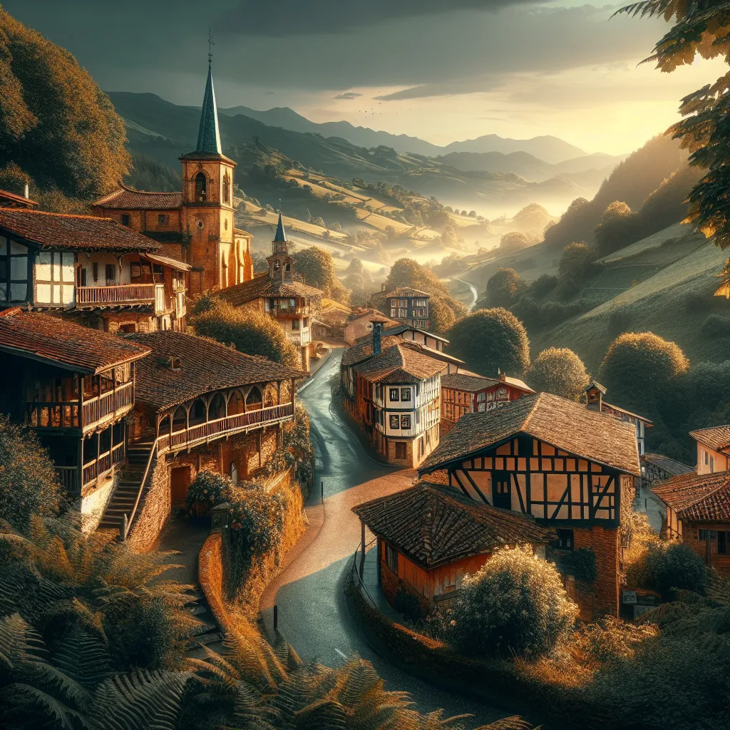 The beautiful city of Asturias is one of the most beautiful in Spain.