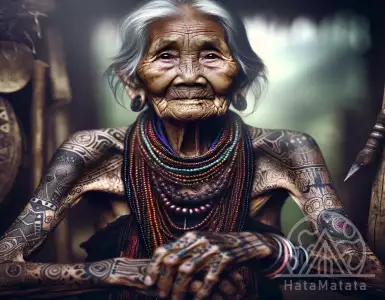 The oldest model to star for a Vogue cover: 106-year-old Apo Wang-Od, an indigenous tattoo master.