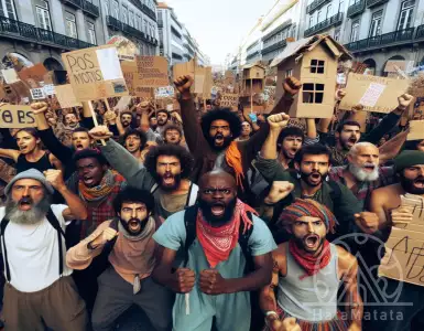 Door to Door - Homes for All protests today in 8 cities across the country.