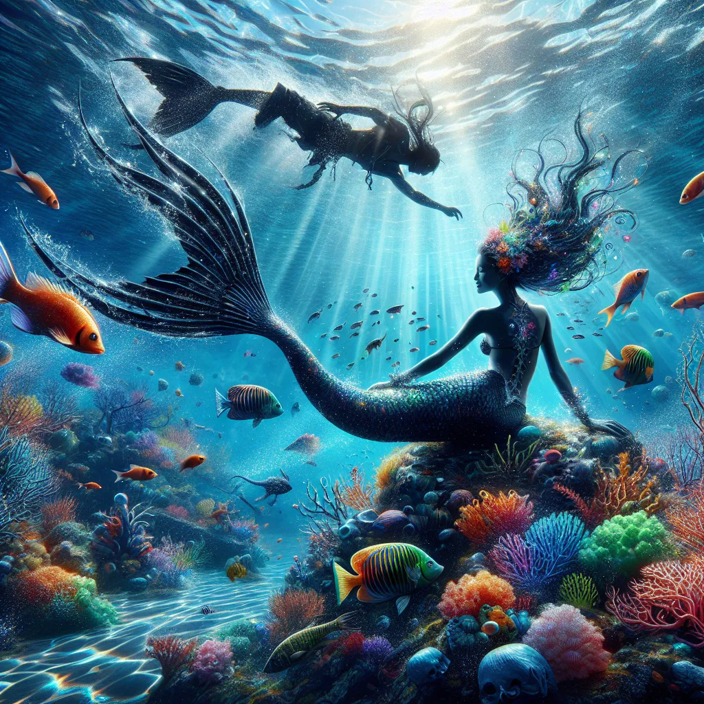 The rise in popularity of black mermaids in movies and books.