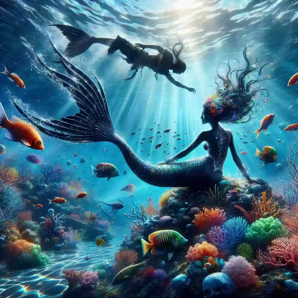 The rise in popularity of black mermaids in movies and books.