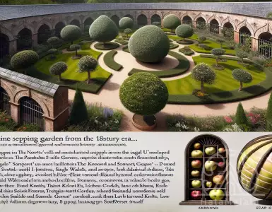 Newt, Somerset: an 18th-century orchard showcasing the finest tame apples