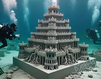 "Real estate" for corals: a Swiss organization is building artificial reefs using art and technology.